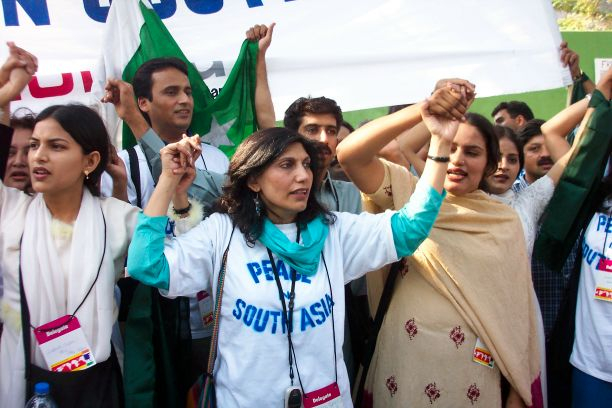 Peace Rally at the World Social Forum in Bombay